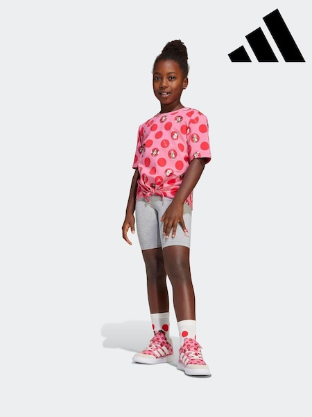 Adidas Disney Minnie Mouse T-shirt And Shorts Set (E38973) | ‏191‏₪
