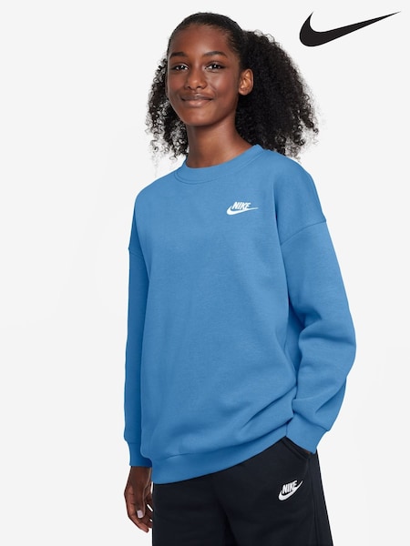 Nike Beyond Blue Oversized Club Fleece Sweatshirt (E39001) | €42