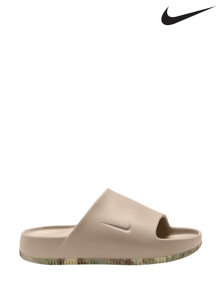 Nike Beige Calm Slides Slippers (E39013) | €60