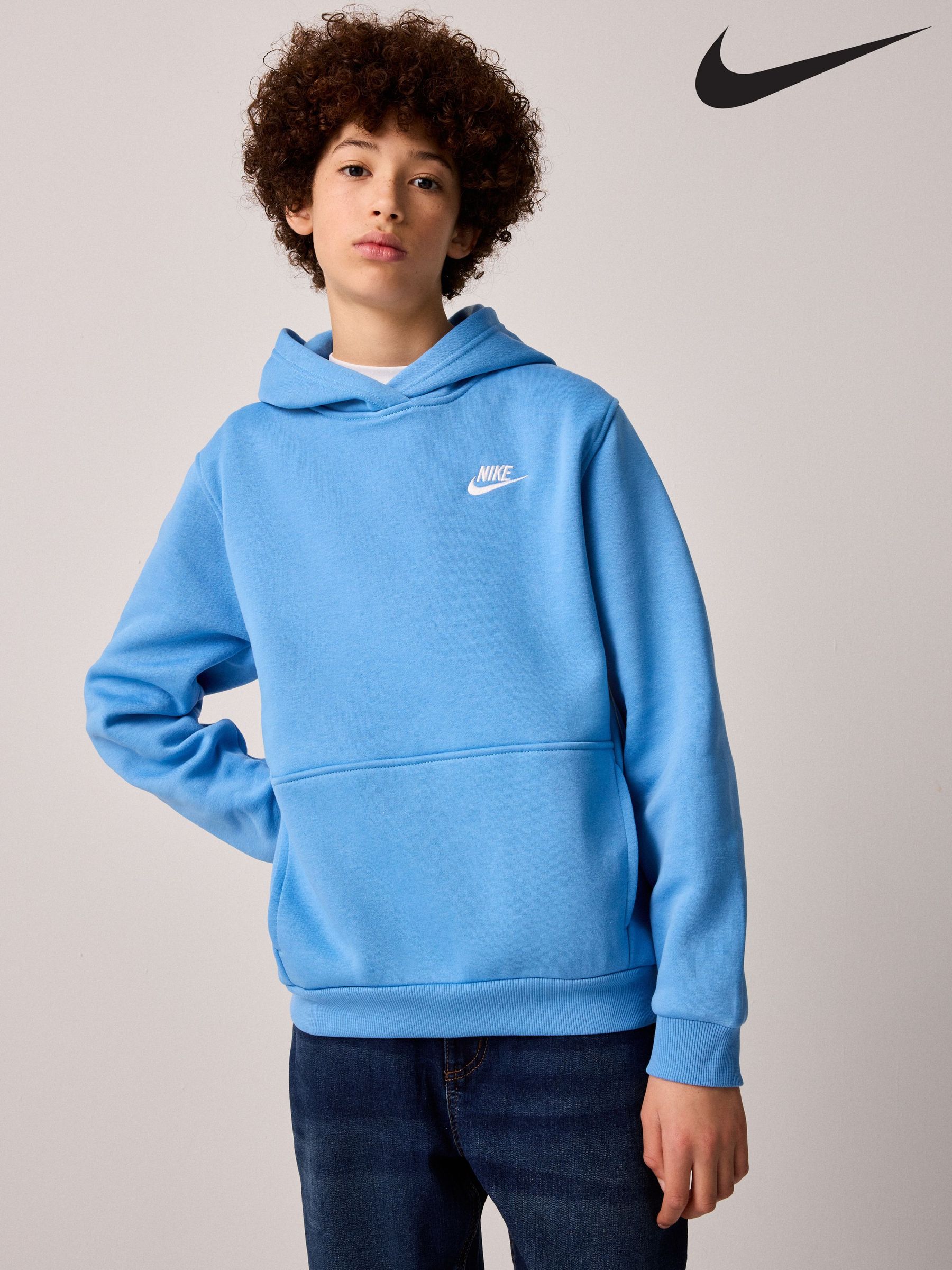 Boys' Hoodies Nike Blue Casual | Next Luxembourg