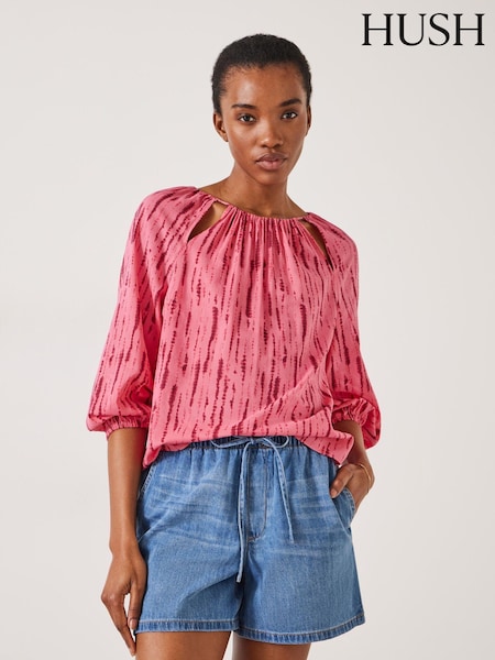 Hush Ariella Cut Out Detail Blouse (E39118) | 232 LEI