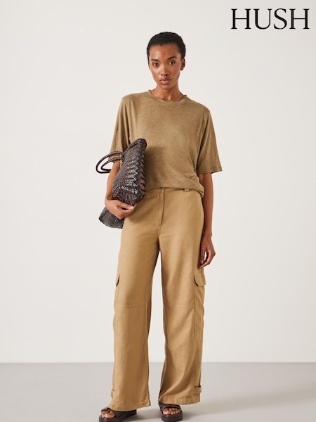 Hush Nova Linen Cargo Trousers (E39156) | 59 €