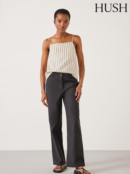 Hush Kia Washed Baker 100% Cotton Trousers (E39158) | 304 LEI