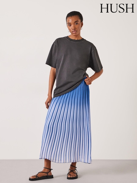 Hush Olivia Maxi Ombre Pleat Skirt (E39167) | 318 LEI