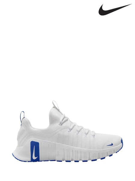 Nike White/Blue Free Metcon 6 Gym Trainers (E39227) | €172