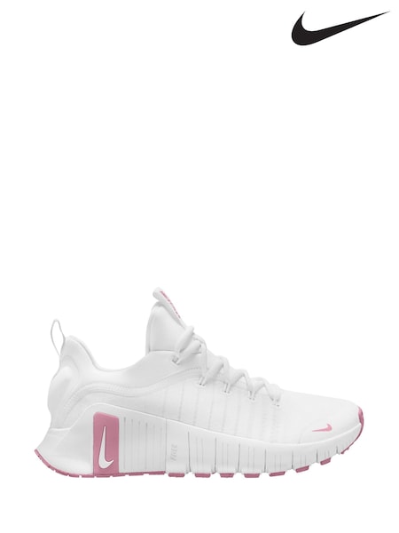Nike White Pink Free Metcon 6 Training Trainers (E39245) | €172