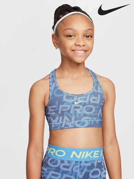Beyond синий - Nike Pro Dri-FIT Reversible Sports Bra (E39315) | €37