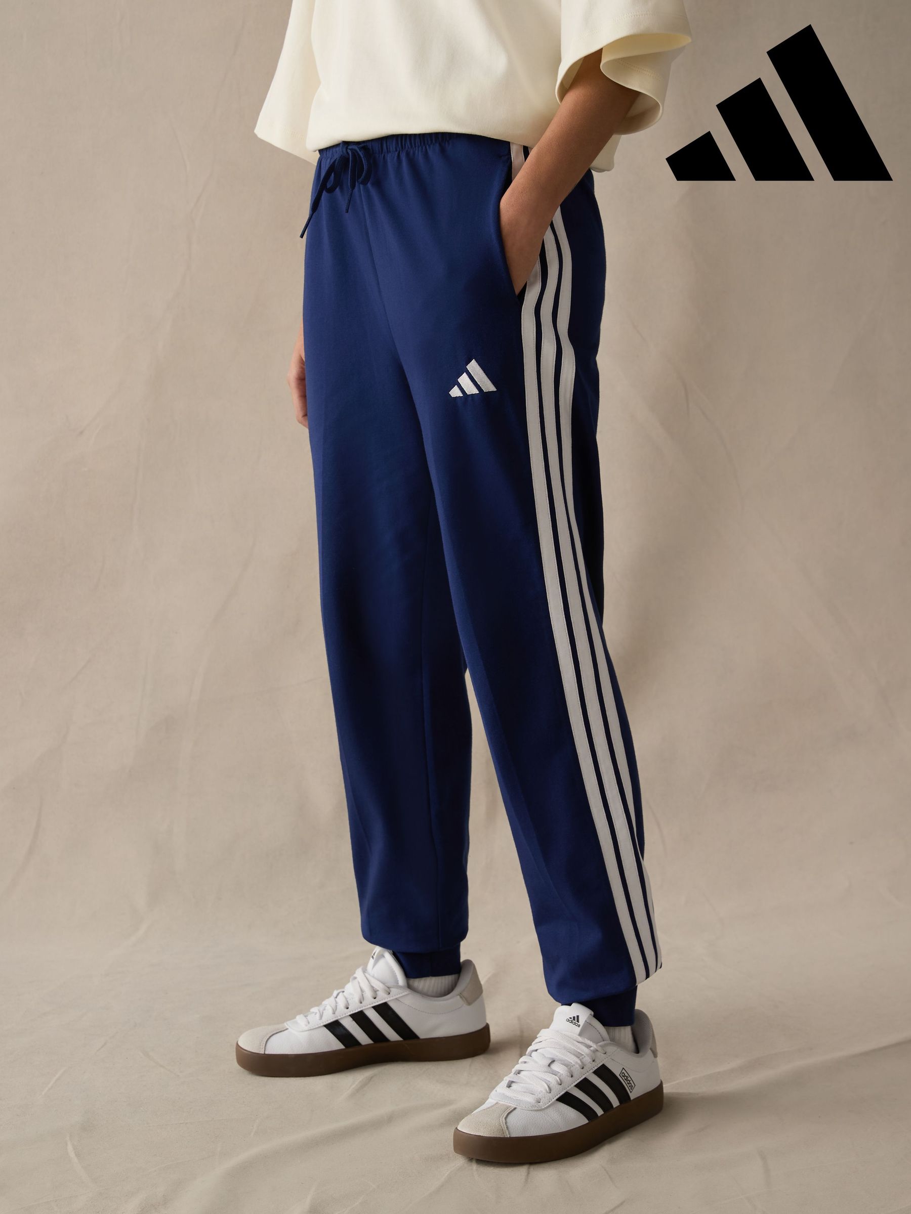 blue adidas joggers