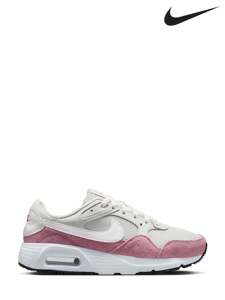 Nike White/Pink Air Max SC Trainers (E39408) | €113