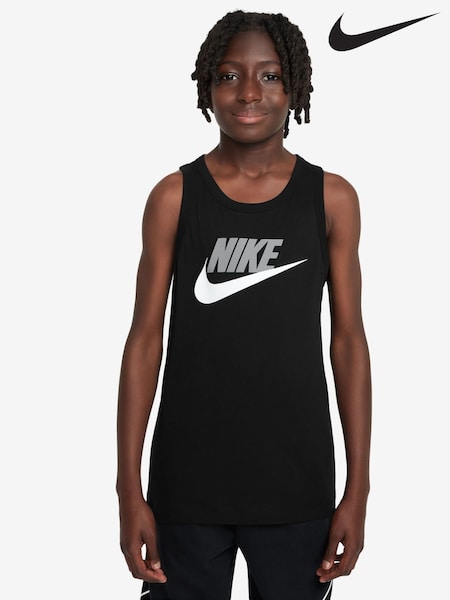 Nike Black Sportswear 100% Cotton  Vest (E39441) | €27