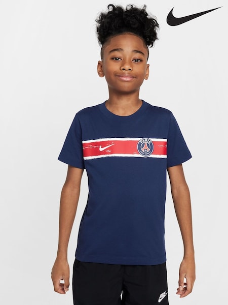 Nike Blue Paris Saint Germain Heritage T-Shirt (E39444) | €33