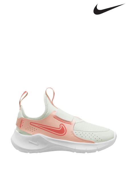 Nike White Orange Echo Pink Junior Flex Runner 3 Trainers (E39456) | €44