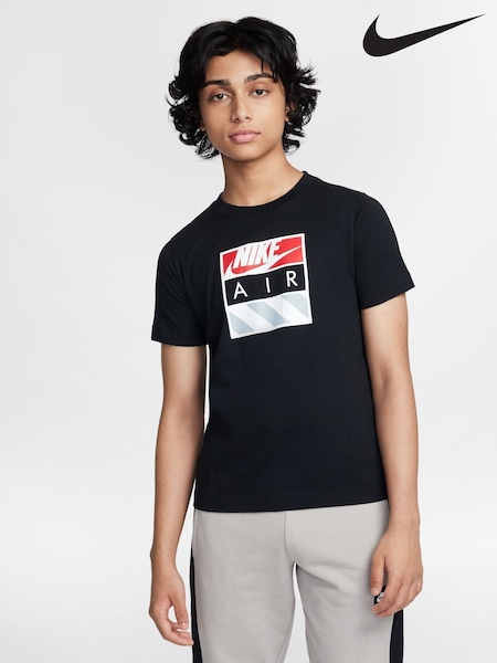 Nike Black 100% Cotton Air T-Shirt (E39520) | €27