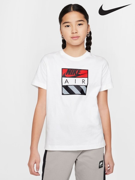 Nike White 100% Cotton Air T-Shirt (E39526) | €27