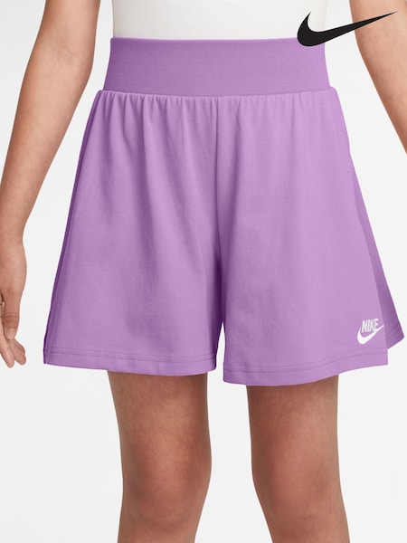 Nike Rush Lilac 100% Cotton Jersey Shorts (E39651) | €33