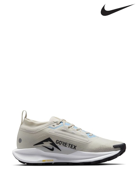 Nike White/Gold Pegasus 5 GORE-TEX Waterproof Trail Running Trainers (E39656) | €208