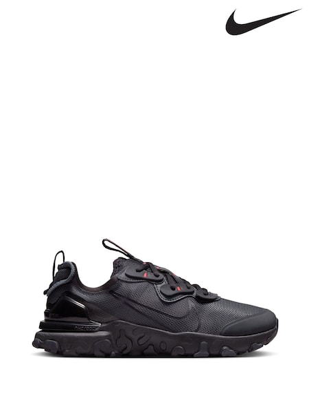 Nike Black Red Youth React Vision Trainers (E39678) | €119