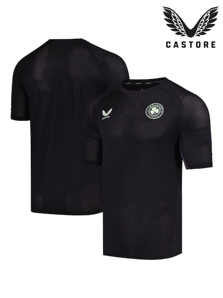 Castore Black Republic of Ireland Players Training T-Shirt (E39684) | €26