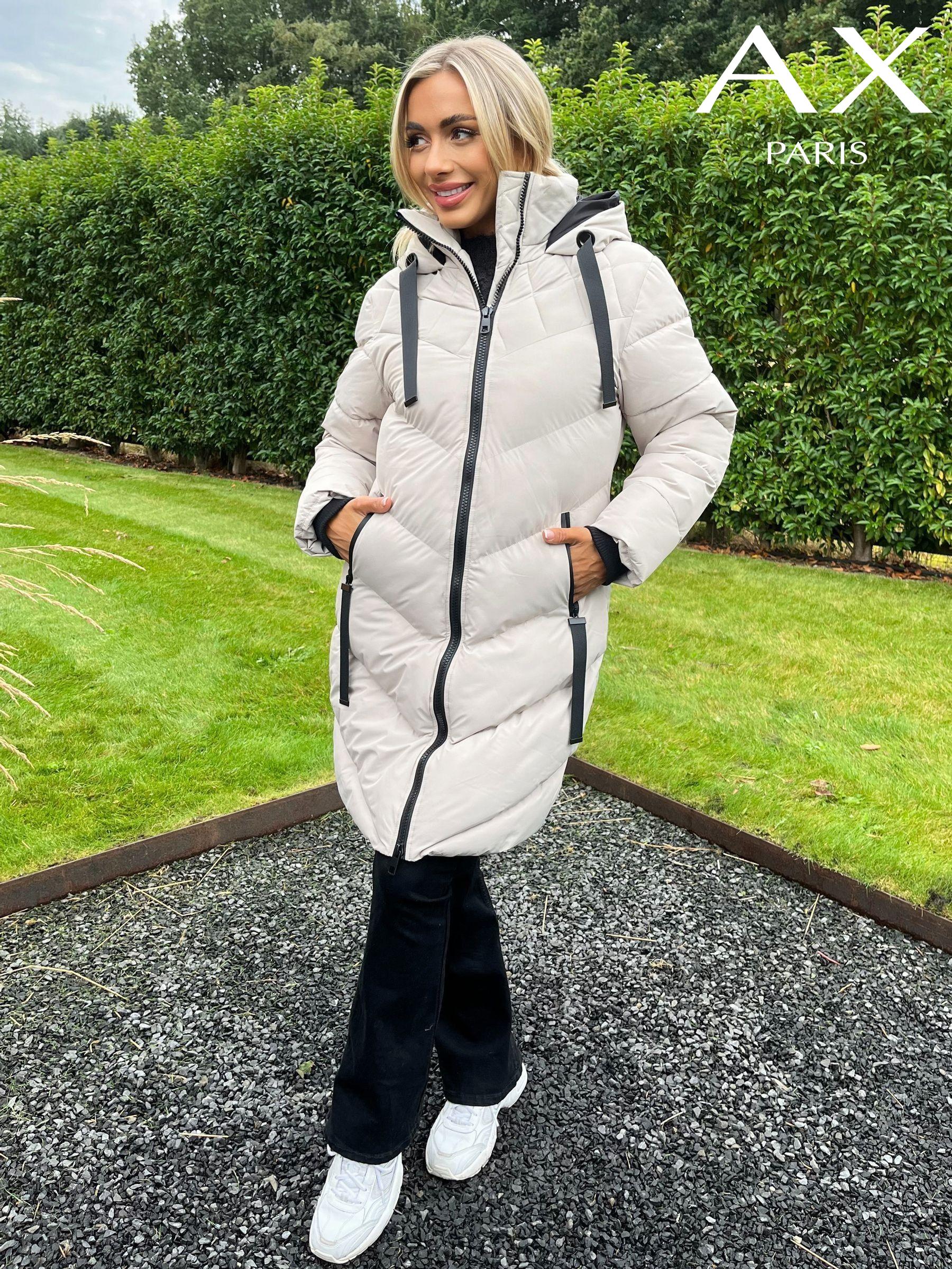 Women s Cream Hooded Coats Jackets Next Luxembourg