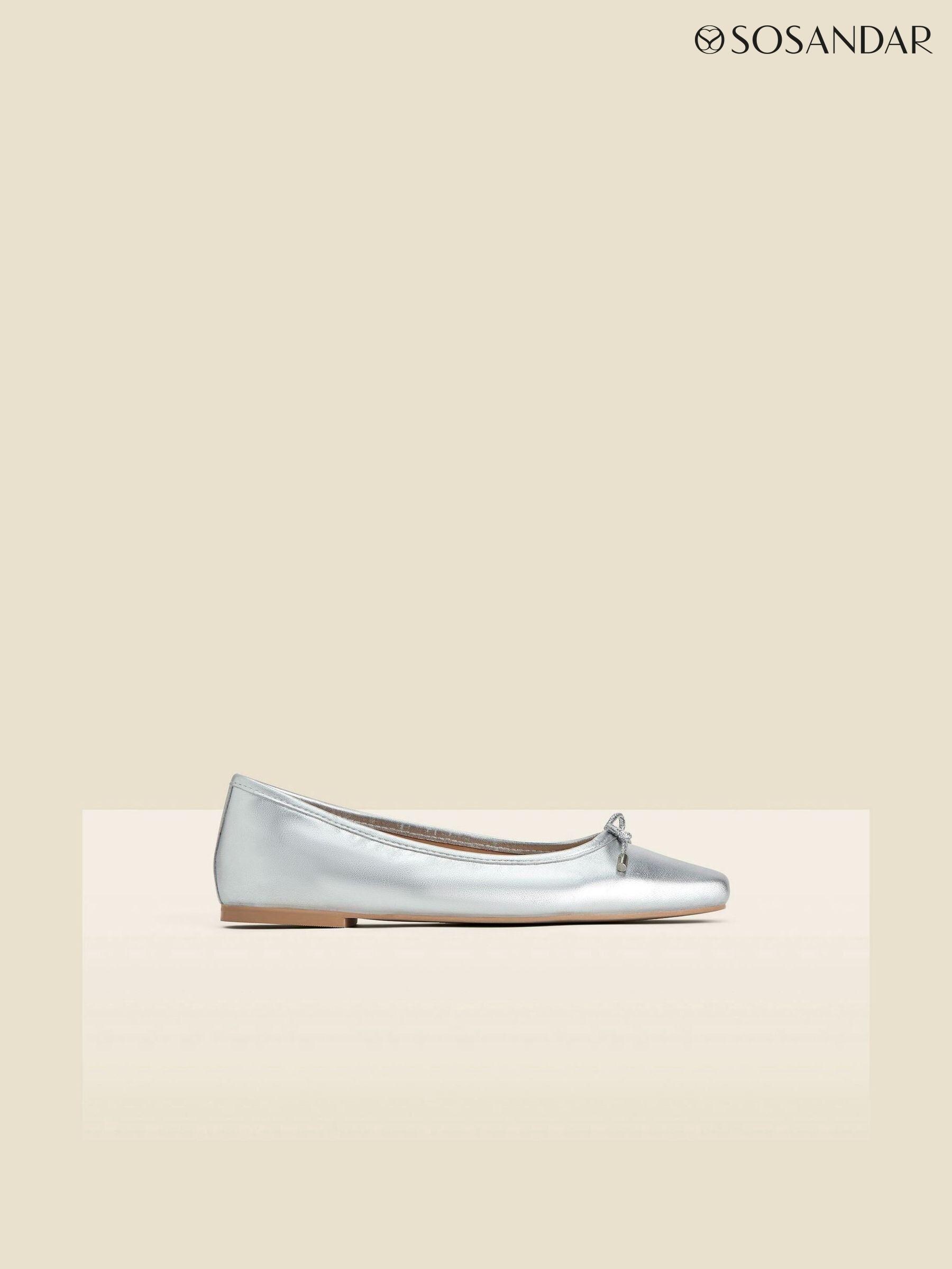 Ballerina Metallic Flat Pumps | Next Oman