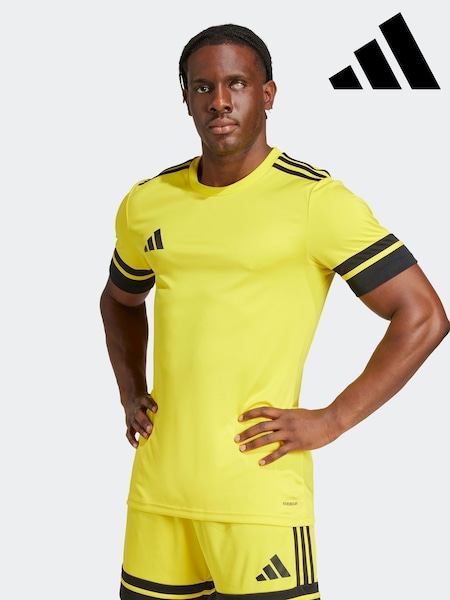 adidas Yellow Squadra 25 Jersey T-Shirt (E39841) | R$ 195