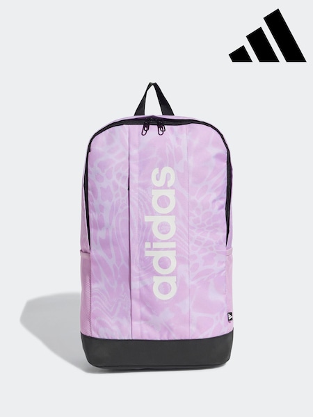 adidas Purple Linear Graphic Backpack (E39852) | €32