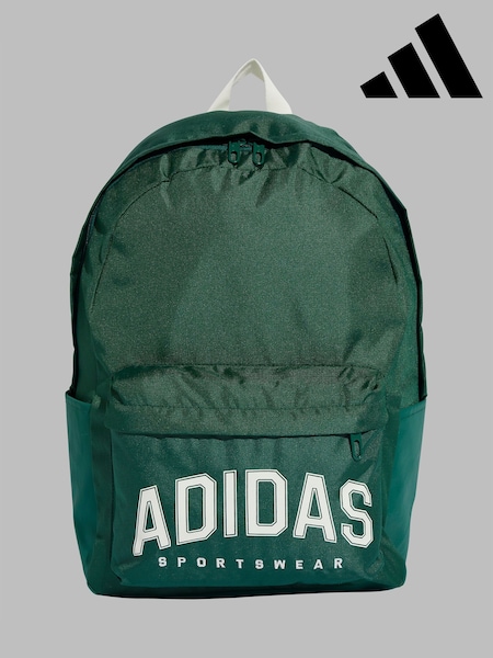 adidas Green Print Classic Varsity Backpack (E39858) | R$ 245