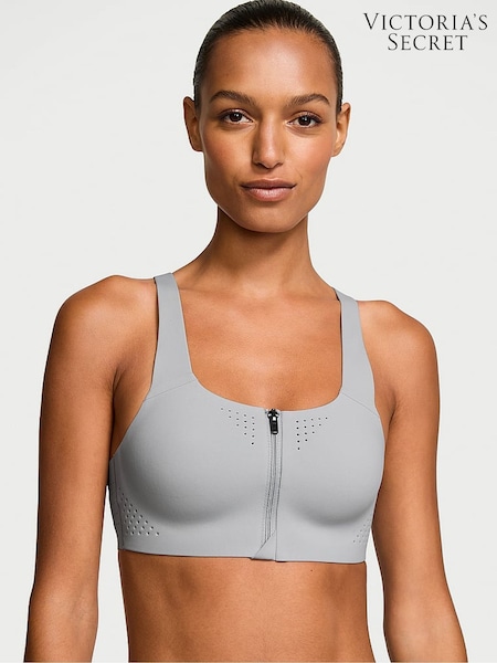 Victoria's Secret Starstruck Grey Front Close Featherweight Max High Support Sports Bra (E39891) | €56
