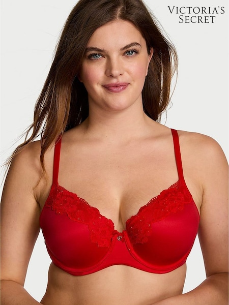 Victoria's Secret Lipstick Red Demi Bra (E39900) | €45