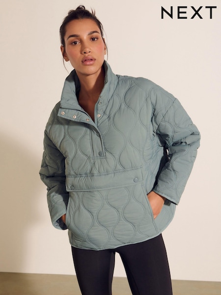 Blue Quilt Overhead Jacket (E39963) | €64