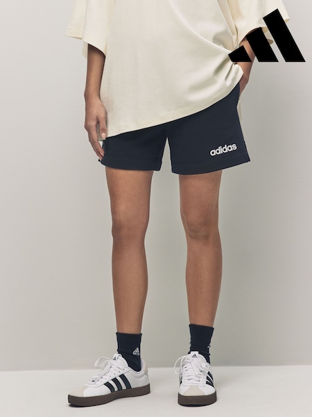 adidas Black Linear French Terry Shorts (E40006) | R$ 225