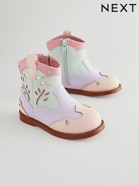 Multi Pastel Western Boots (E40066) | $50 - $57