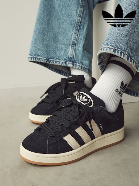 adidas Originals Black Campus 00s Trainers (E40234) | LEI 670