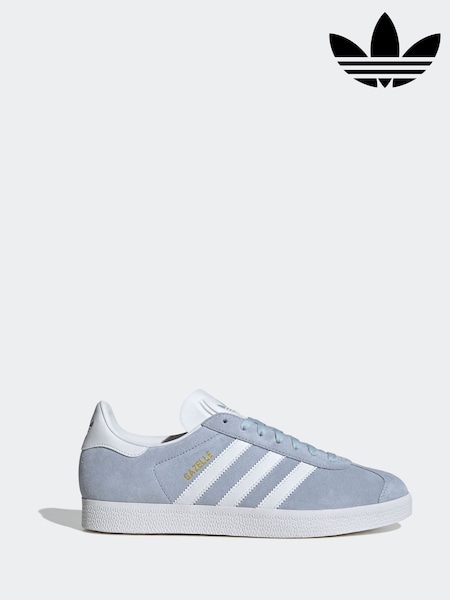 Albastru - adidas Originals Gazelle Trainers (E40248) | 633 LEI