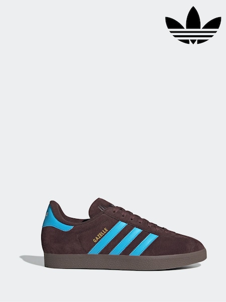 adidas Originals Brown/Blue Gazelle Trainers (E40252) | 535 zł