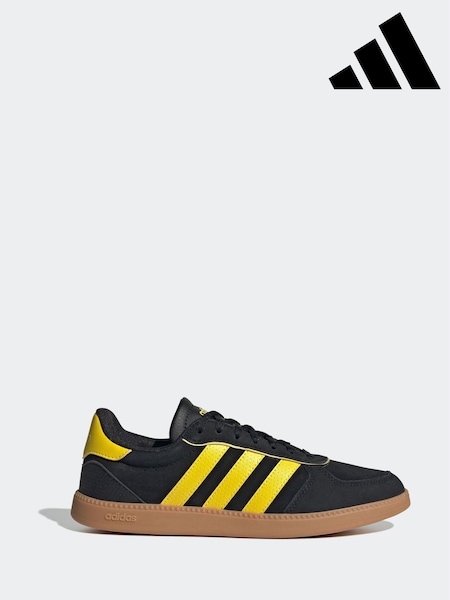 adidas Black/Yellow Breaknet Sleek Trainers (E40373) | R$ 495