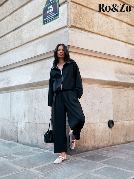 أسود - Ro&zo Ponte Trousers