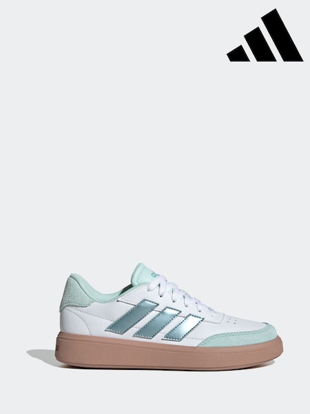 adidas Off White Courtblock Trainers (E40468) | R$ 325