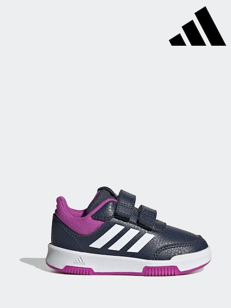 adidas Navy/Purple Tensaur Sport Hook and Loop Trainers (E40661) | R$ 225