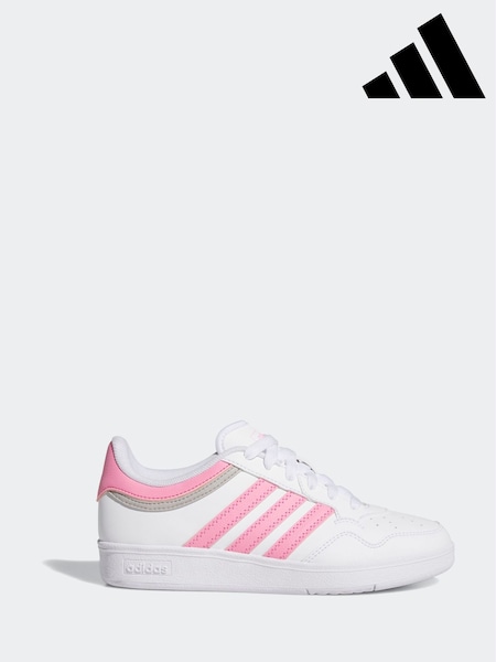 adidas Off White Hoops Mid Trainers (E40703) | R$ 295