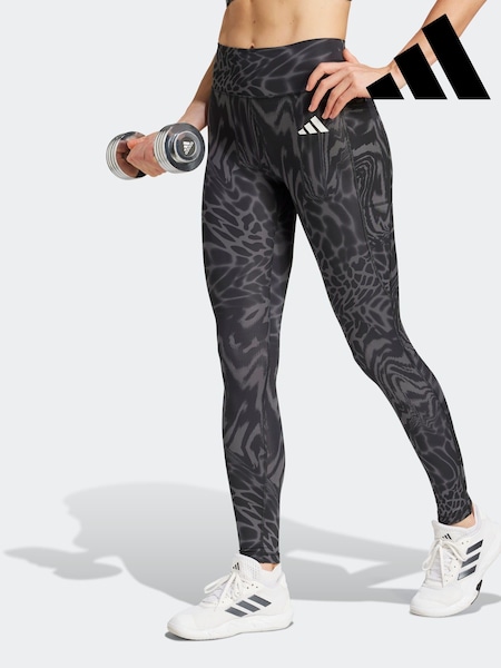 Musta - Adidas Train Essential Minimal All Over Print Full Length (E40769) | €63
