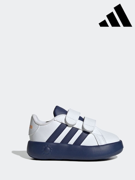 adidas Cream White Kids Grand Court 2.0 Shoes (E40816) | R$ 225
