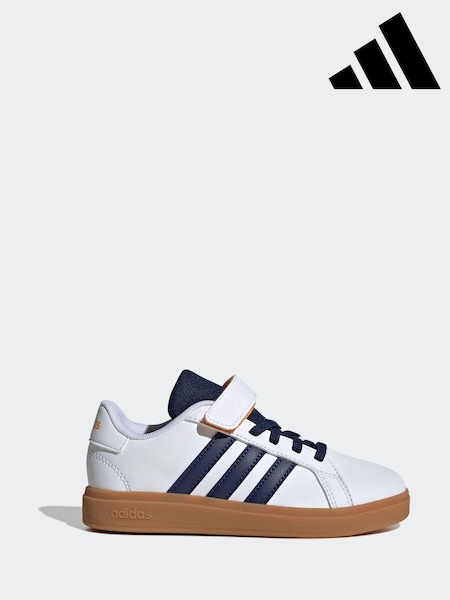 adidas White Grand Court 2.0 Trainers (E40824) | R$ 275