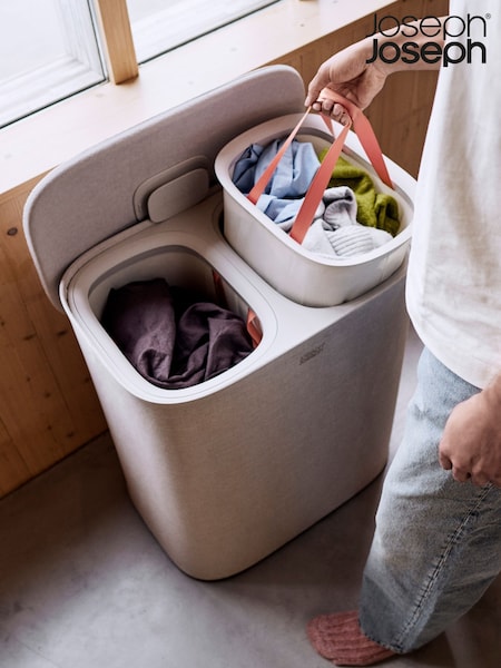 Joseph Joseph Tota 2 Twin 90l Easy-empty Laundry Basket