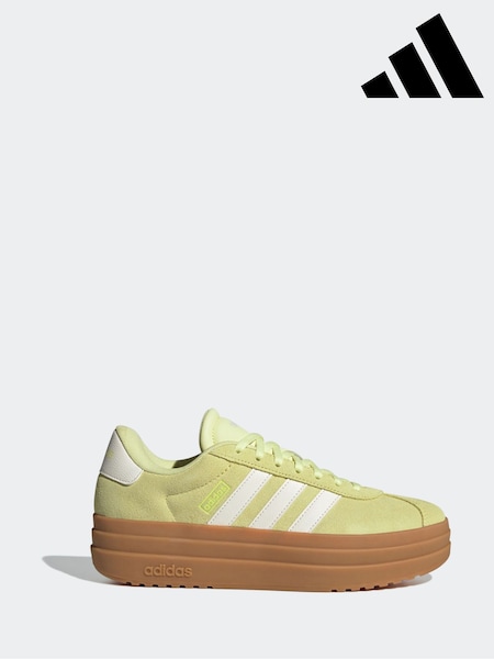 adidas Yellow VL Court Bold Trainers (E40987) | €93
