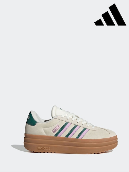Белый - adidas VL Court Bold Trainers (E41016) | €93