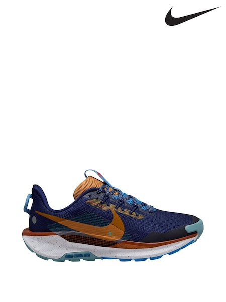 Nike Blue Void Orange Youth Pegasus Trail 5 Running Trainers (E41053) | €112