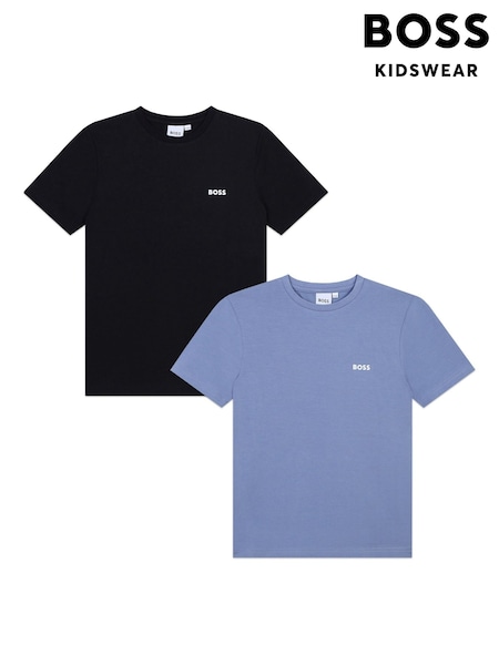 BOSS Chest Logo T-Shirts 2 Pack (E41099) | 203 LEI - 255 LEI