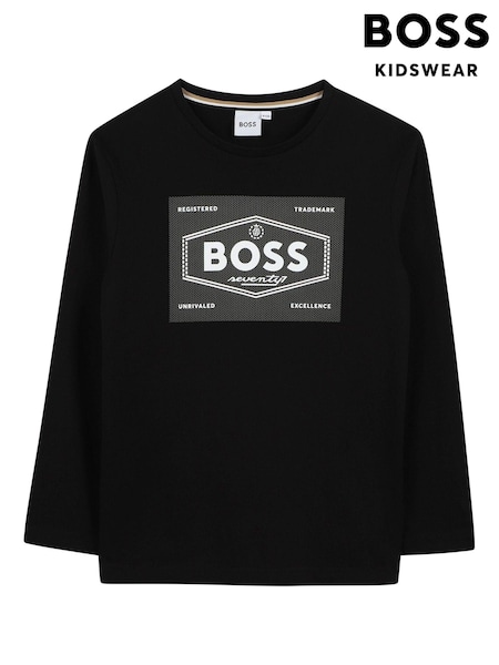 BOSS Black Vintage Logo Long Sleeve T-Shirt (E41106) | €32 - €40