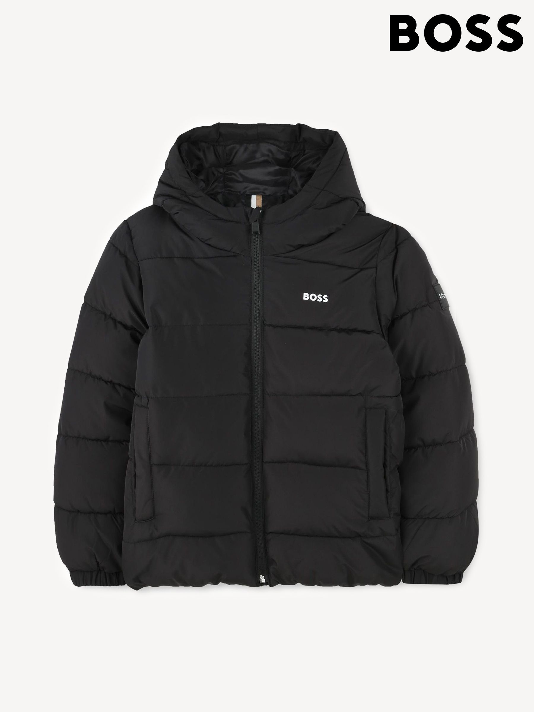 Hugo boss puffer jacket junior hotsell